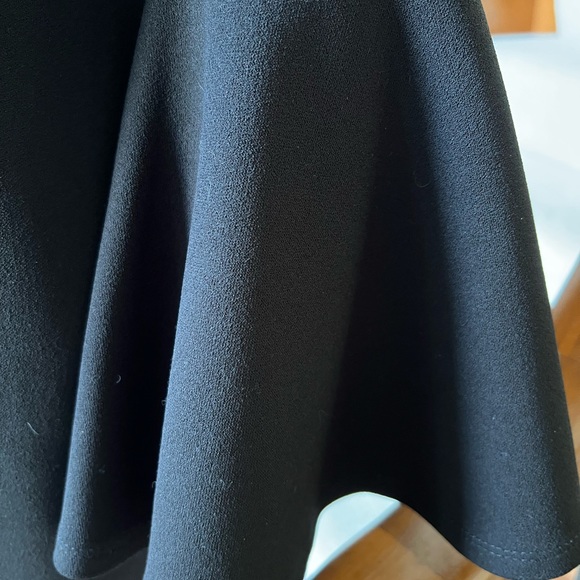 Premier Armor Black Semi-sheer top off the shoulders bell sleeve Dress Sz10 - Picture 7 of 10